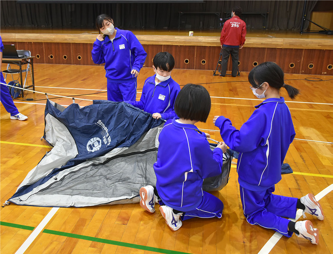 避難所設営訓練