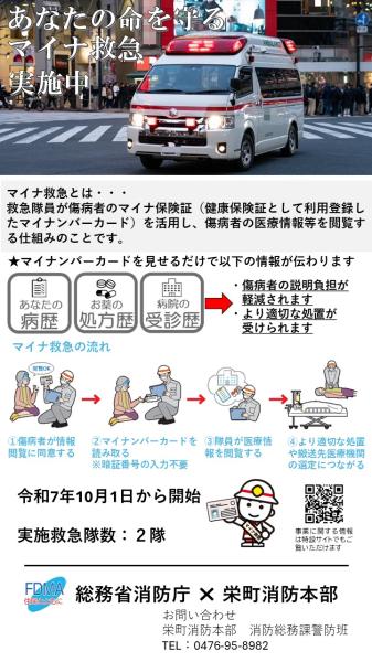 マイナ救急リーフレット