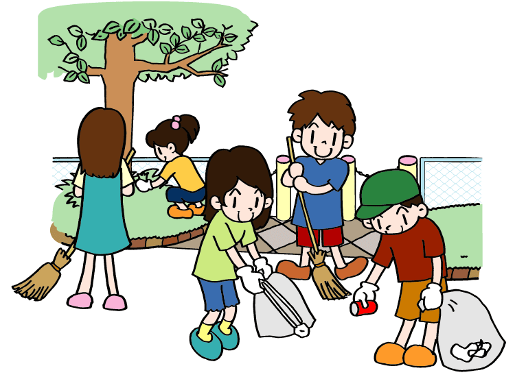 公園の清掃